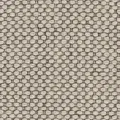 Woven fabric texture, light beige and dark gray, repeating rounded node grid pattern, tight structured weave, Maharam merit 23 sale e pepe.